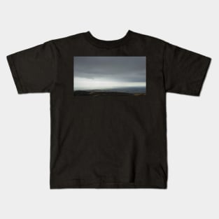 View of Rain Over Glasgow Kids T-Shirt